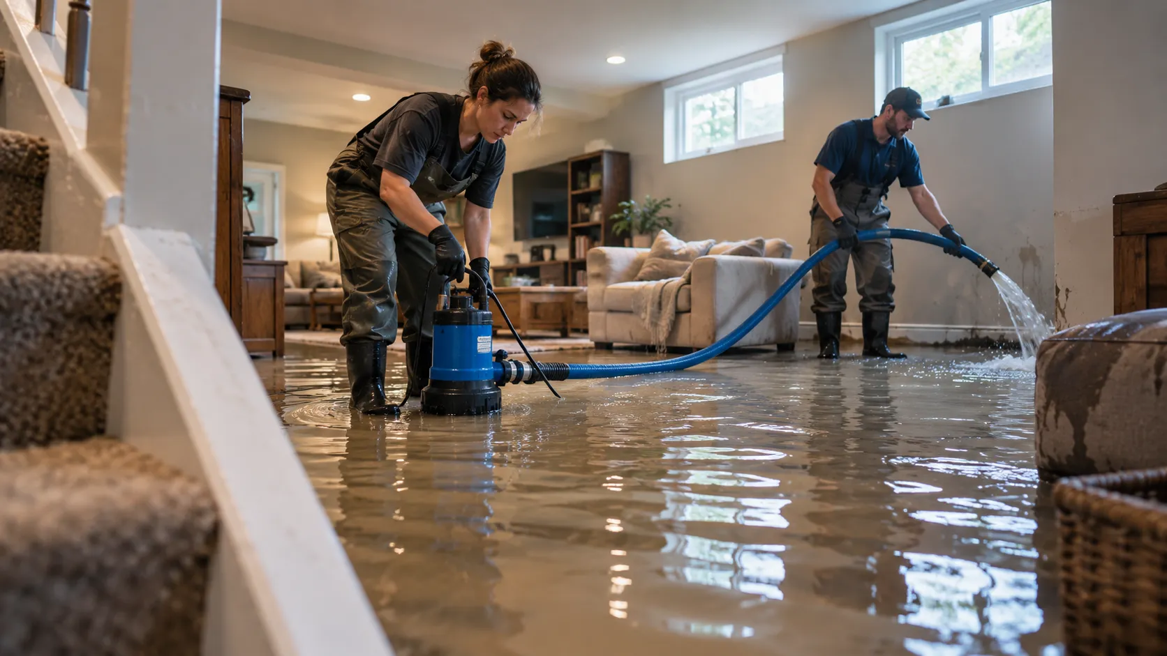 Flooded Basement Cleanup in Pittsburgh, PA